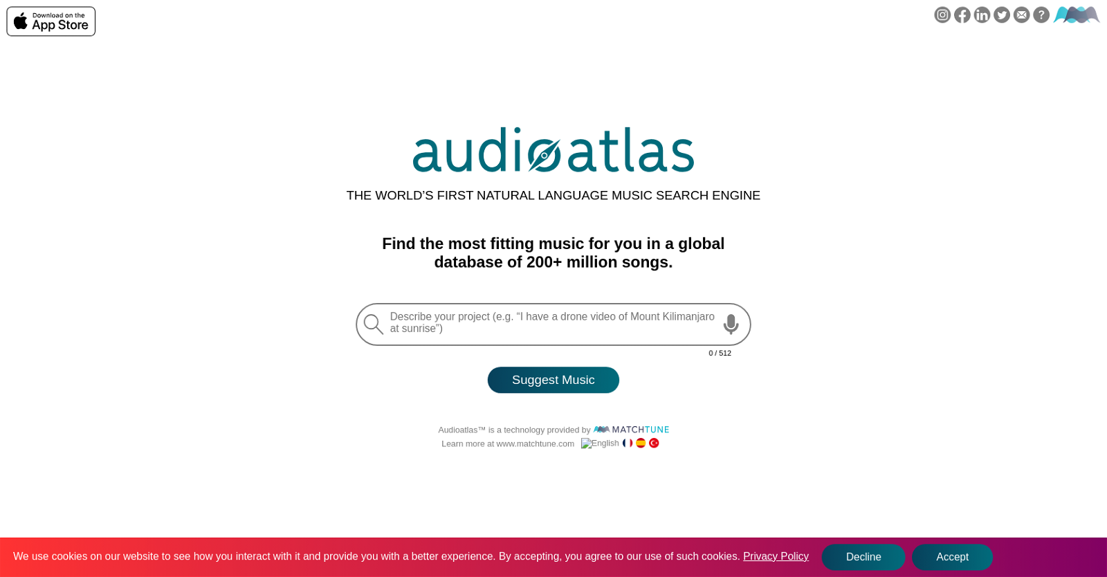 Audioatlas website