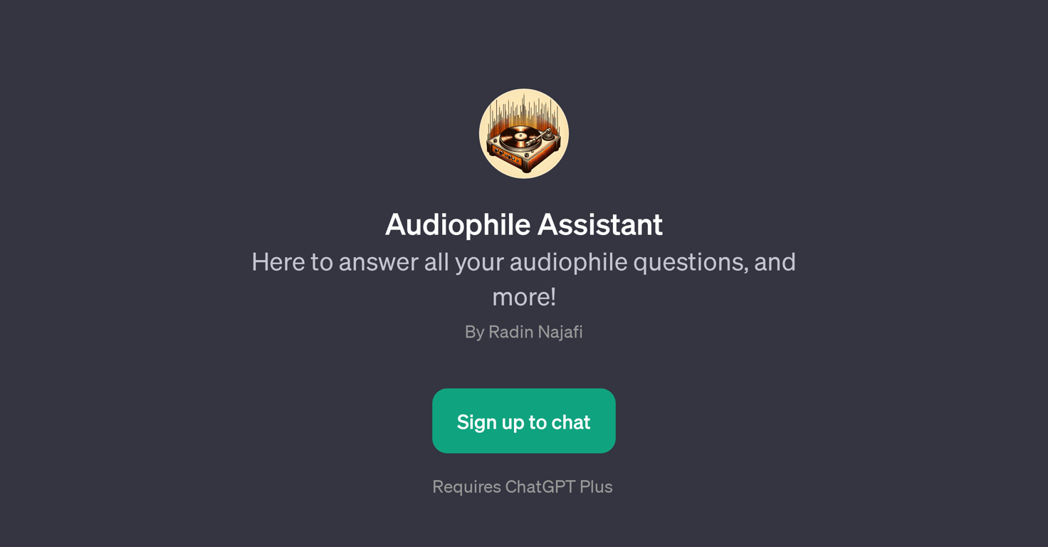 Audiophile Assistant website