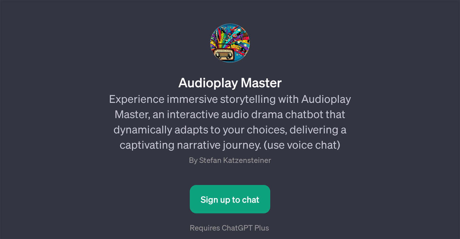 Audioplay Master website