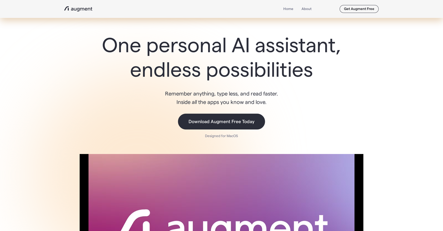 Augment AI website