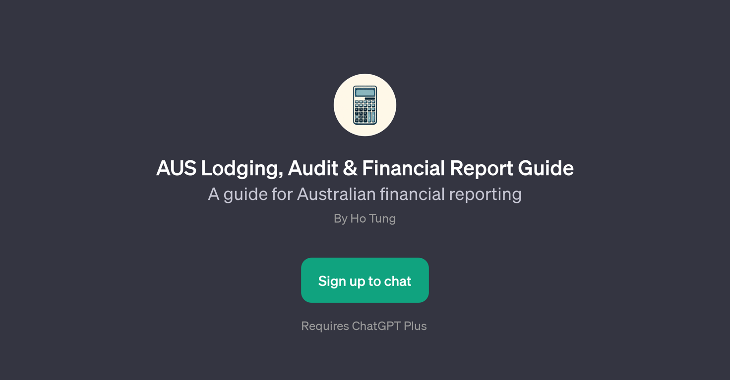 AUS Lodging, Audit & Financial Report Guide website
