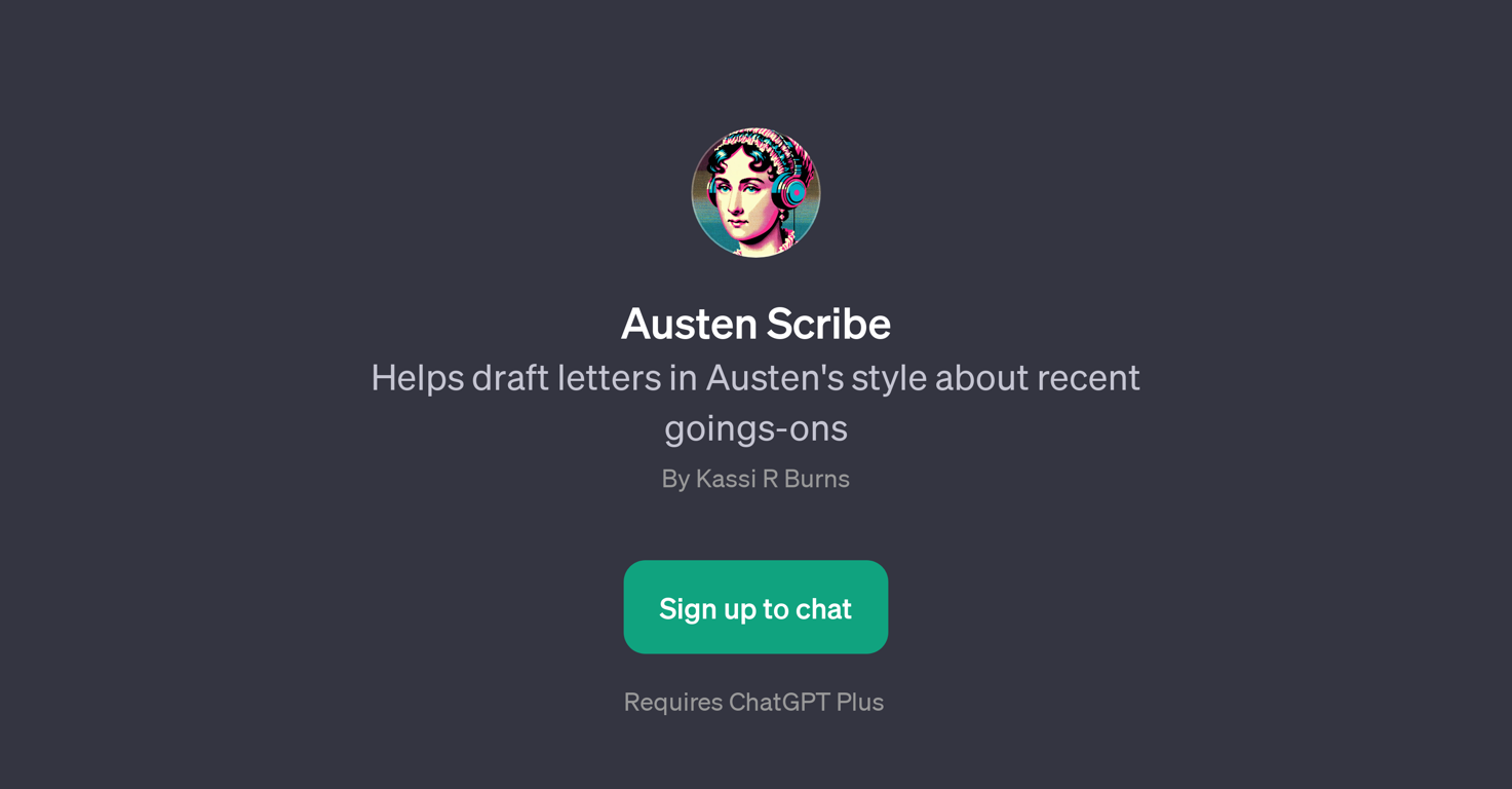 Austen Scribe website