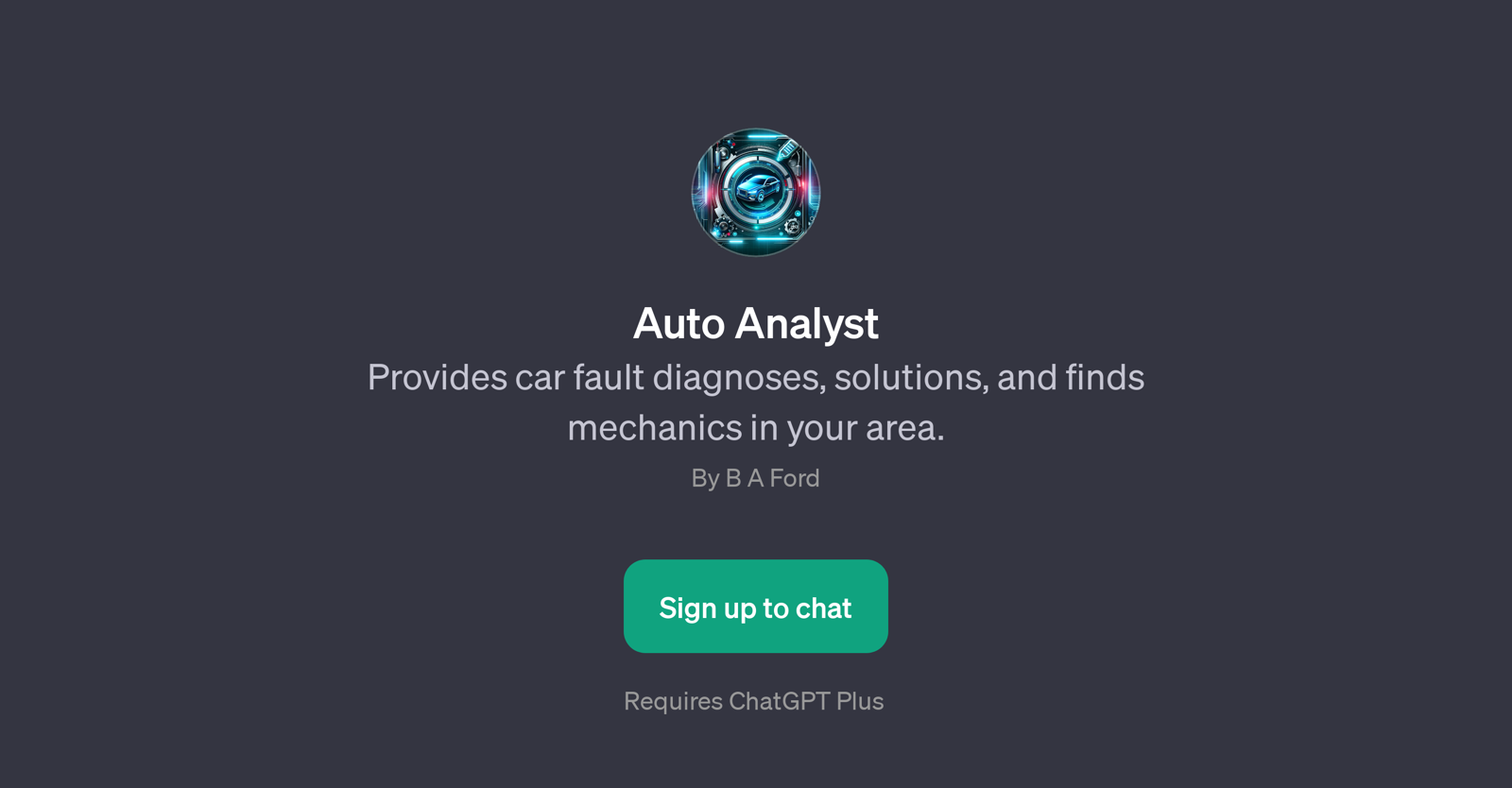 Auto Analyst website