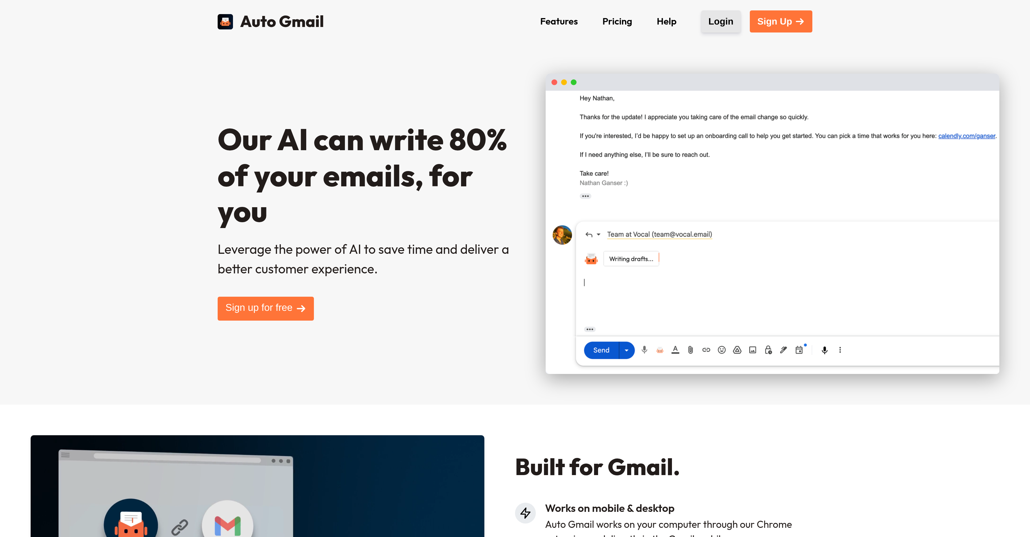 Auto Gmail preview