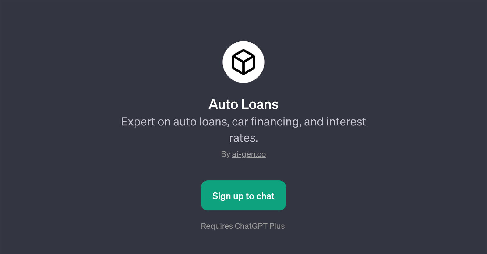 Auto Loans website