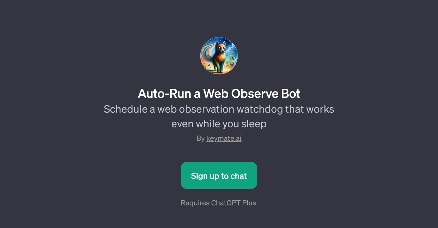 Auto-Run a Web Observe Bot website