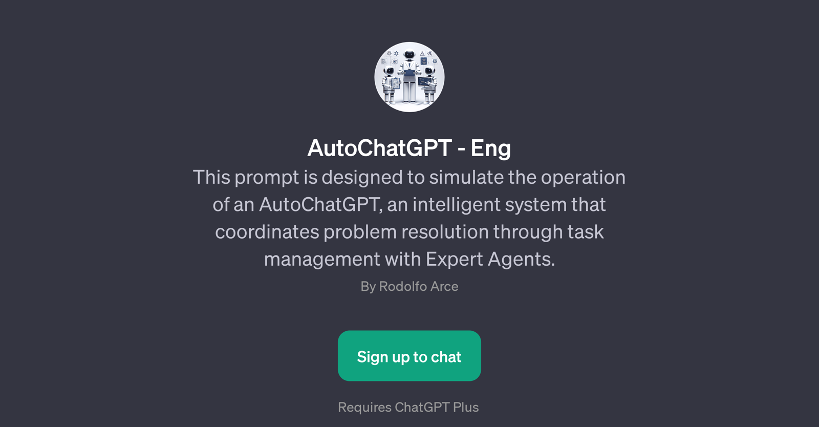 AutoChatGPT - Eng website