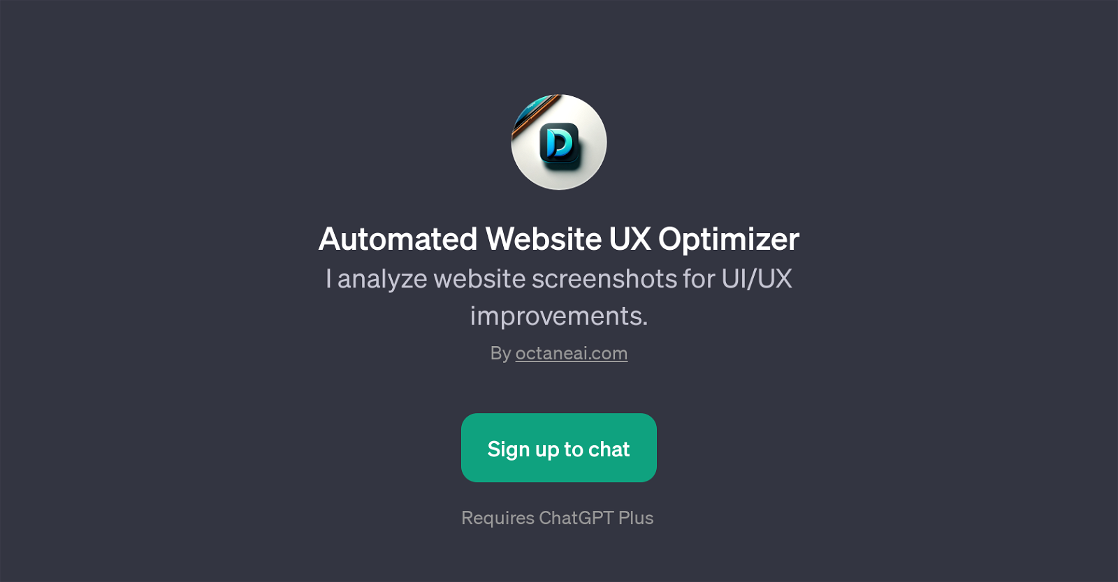 Automated Website UX Optimizer website