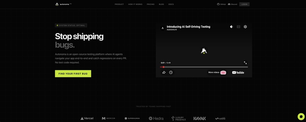 Autonoma website