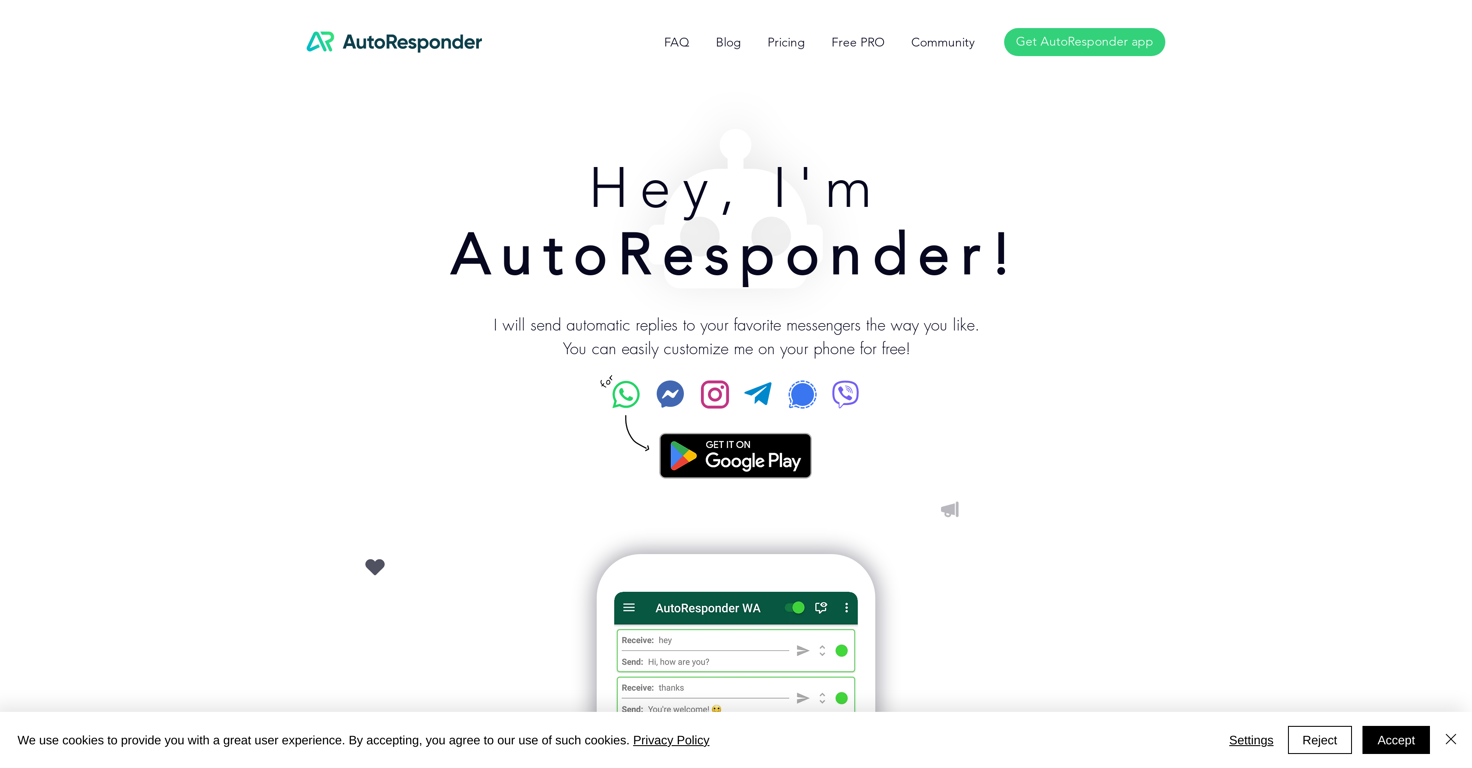 AutoResponder website