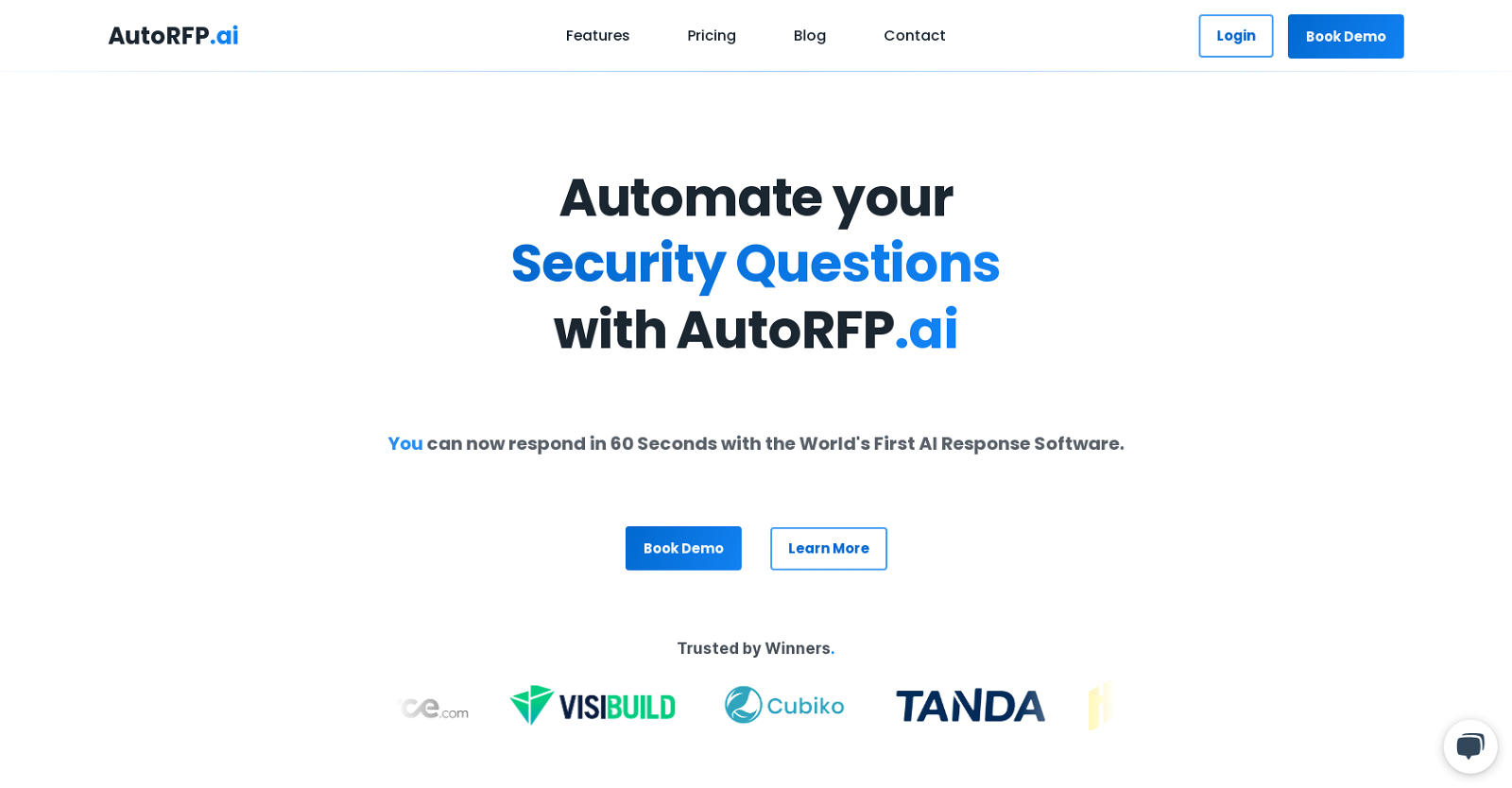 AutoRFP website