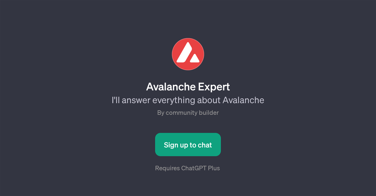 Avalanche Expert website