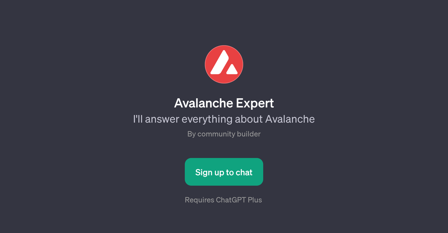 Avalanche Expert website
