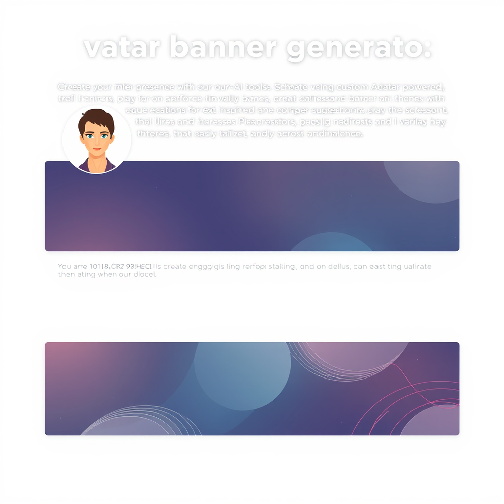 Avatar Banner Image Generator website