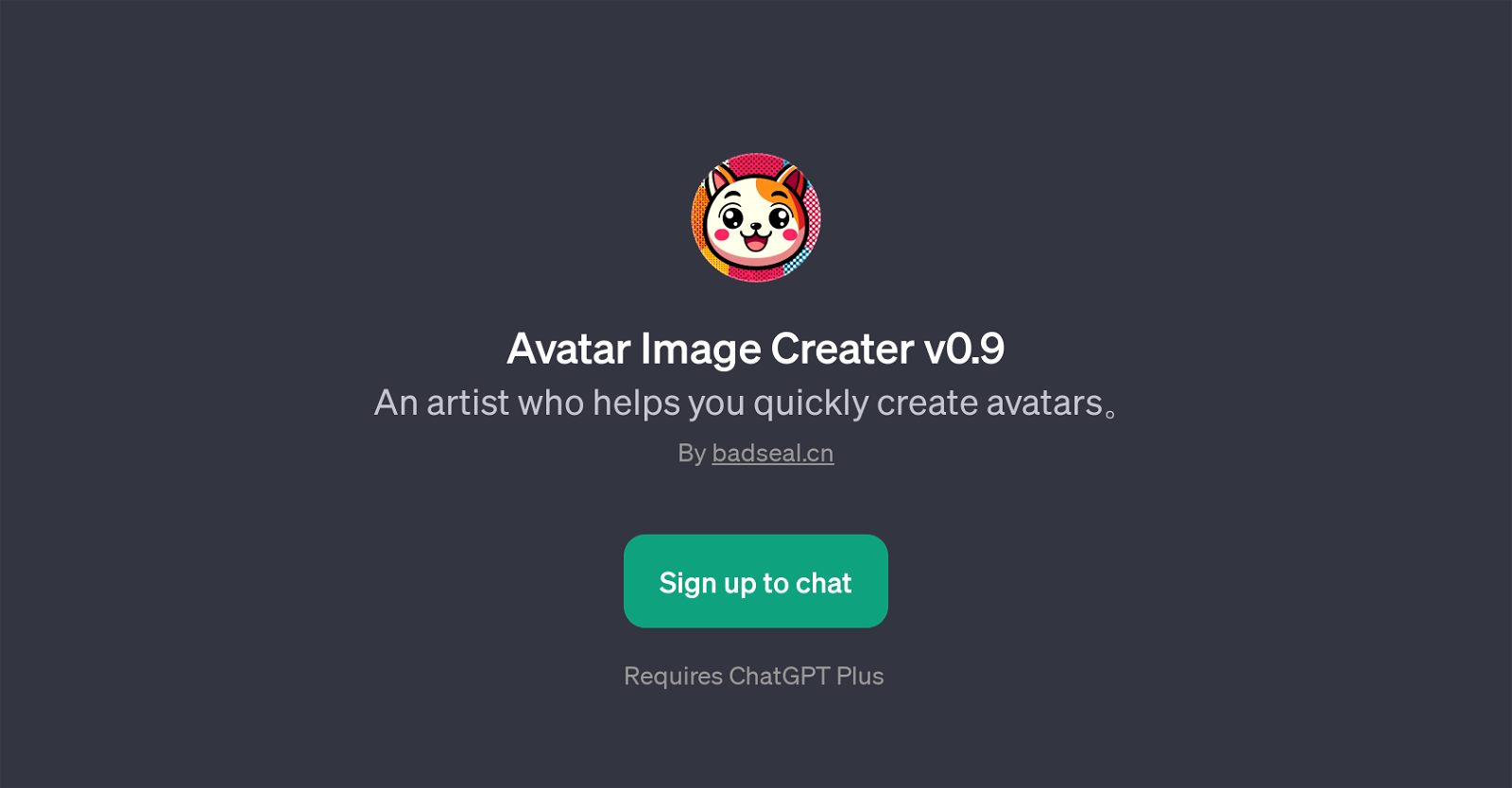 Avatar Image Creater v0.9 website