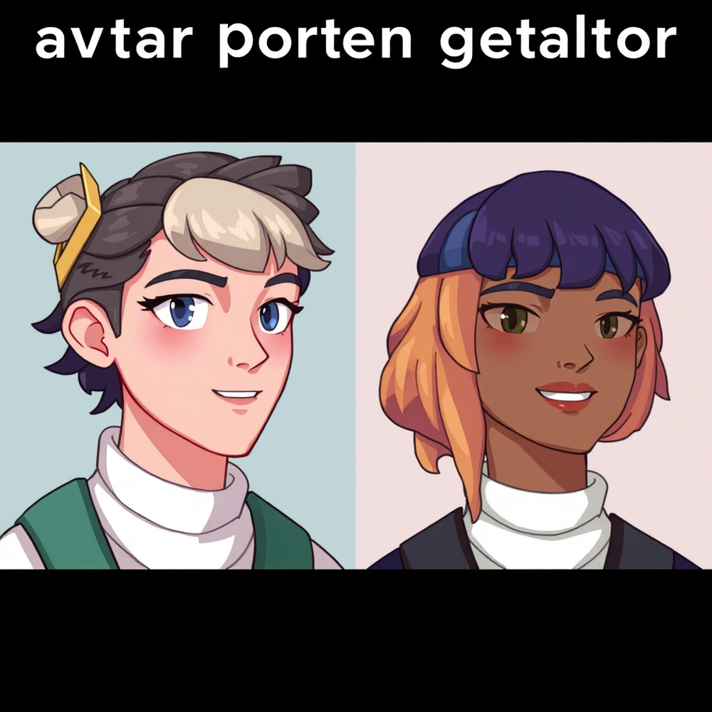 avatar portrait idea generator website