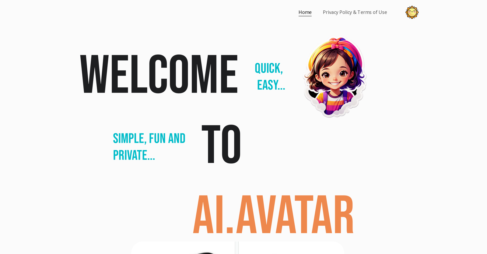 Avatar With AI website