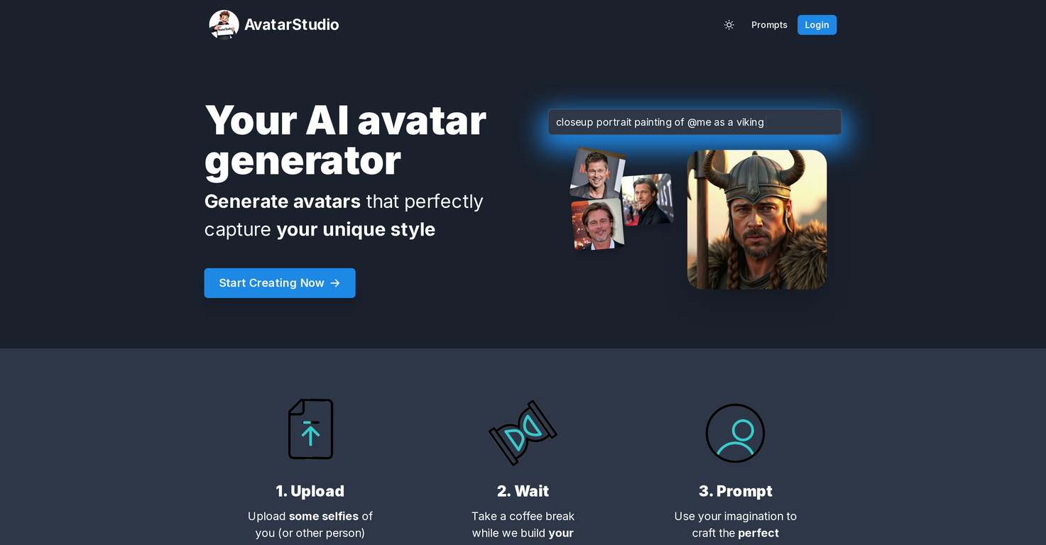 AvatarStudio website