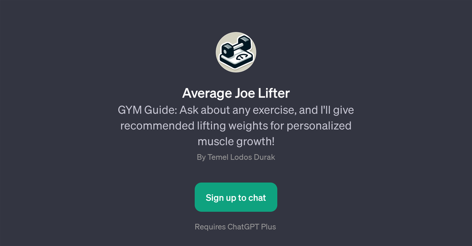 Average Joe Lifter website