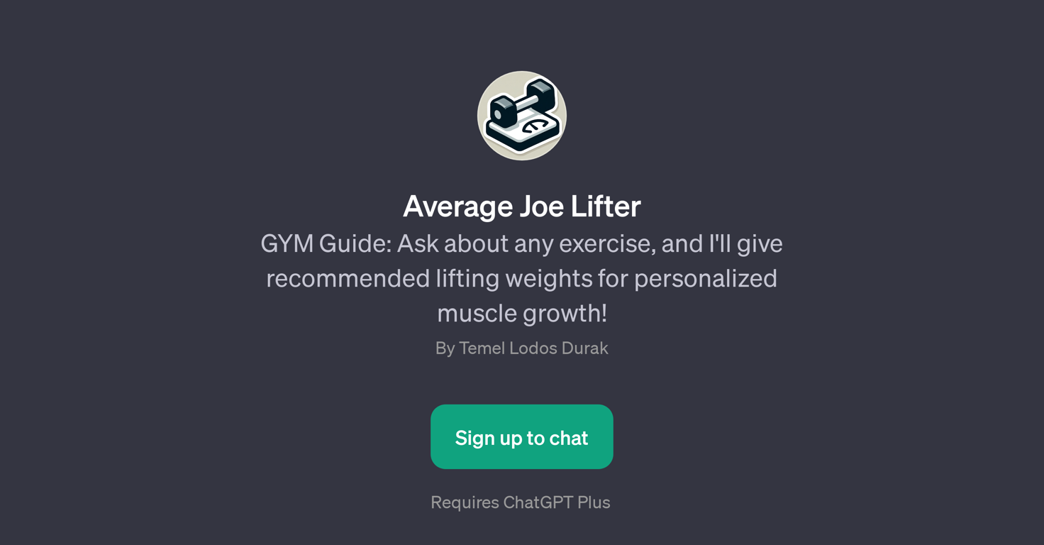 Average Joe Lifter website