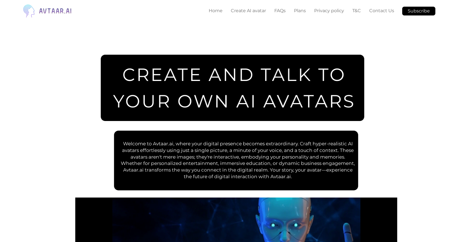 Avtaar website