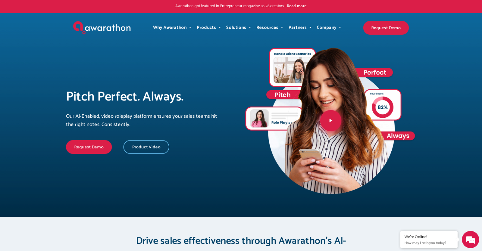 Awarathon website