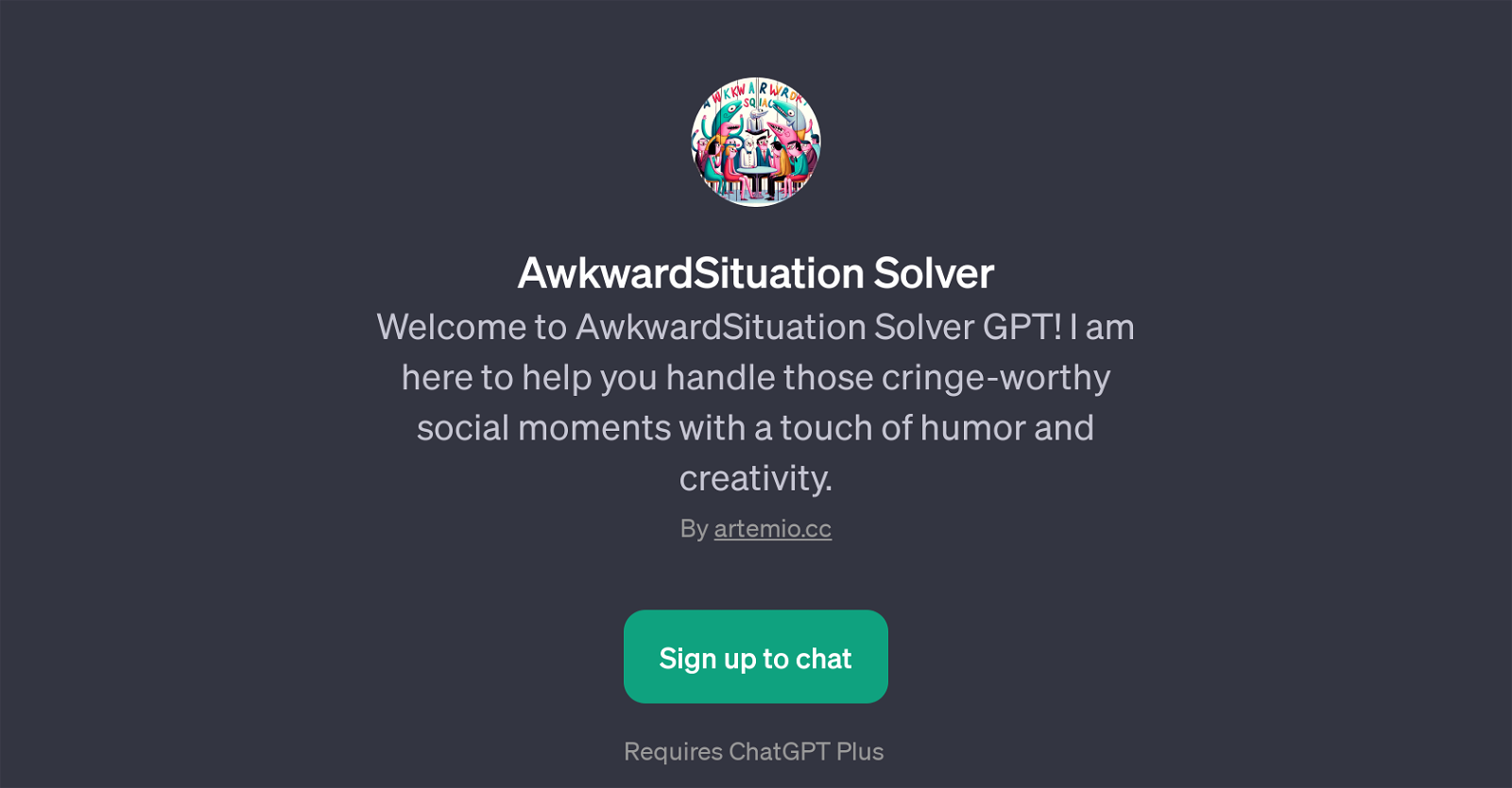 AwkwardSituation Solver GPT website