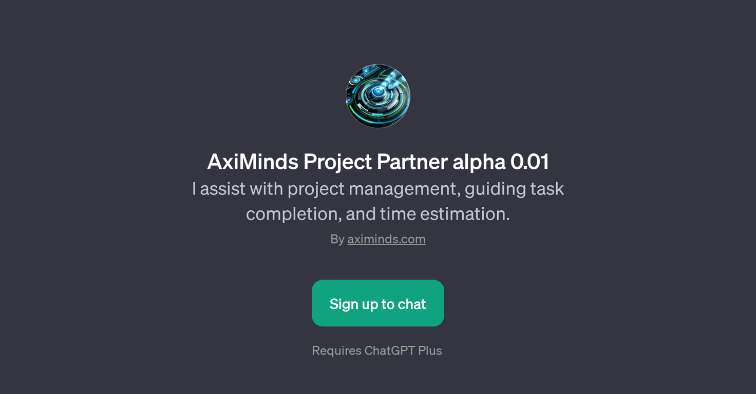 AxiMinds Project Partner alpha 0.01 website