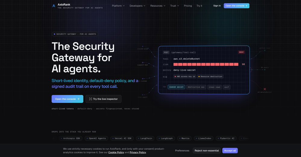 AxioRank website