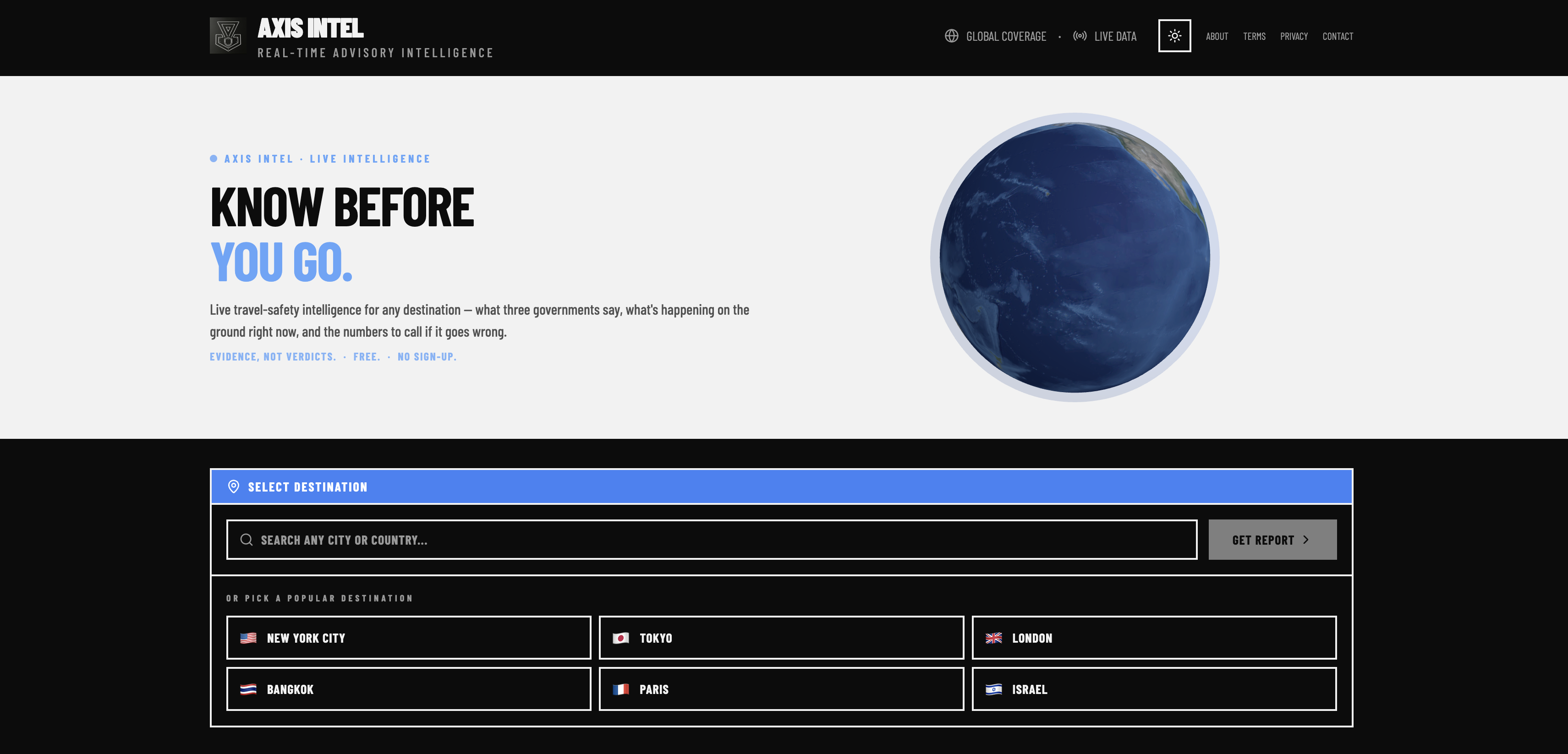 Axis Intel screenshot 1 Axis Intel screenshot 1