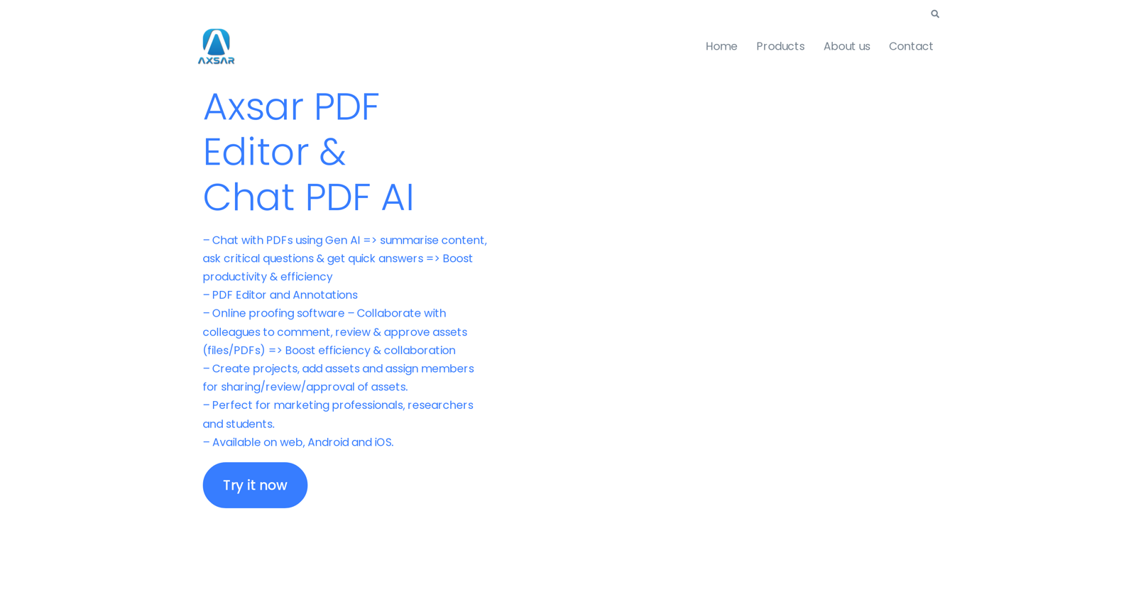 Axsar PDF website