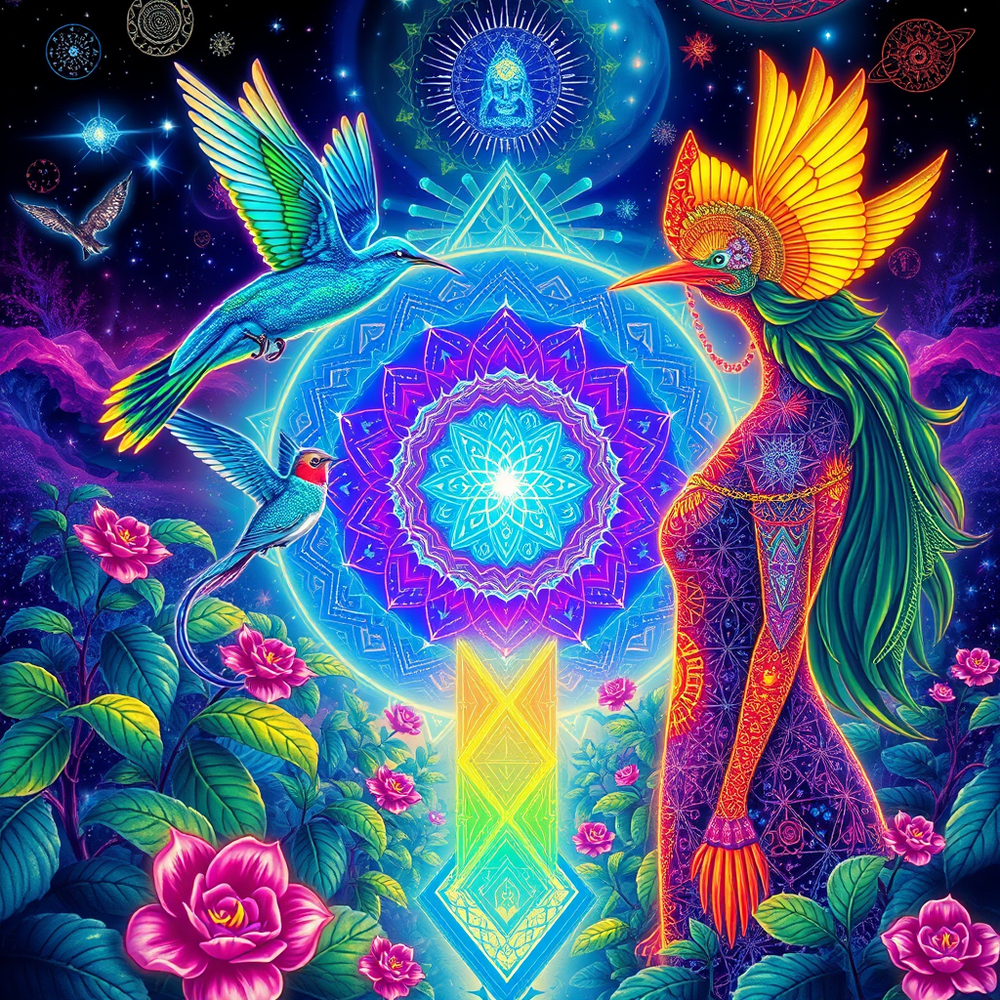 Ayahuasca vision art website