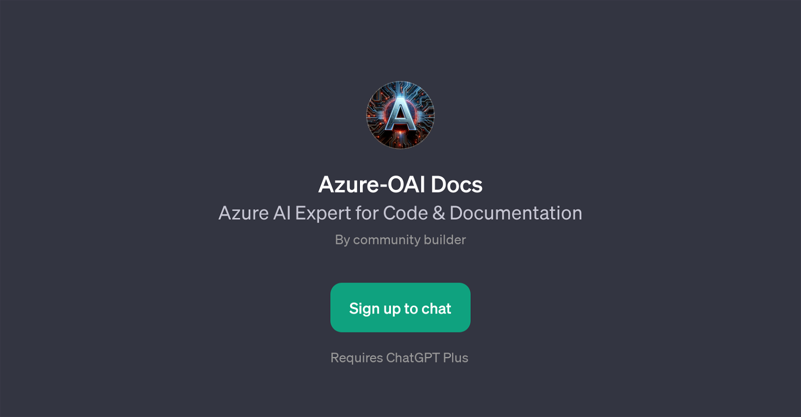 Azure-OAI Docs website