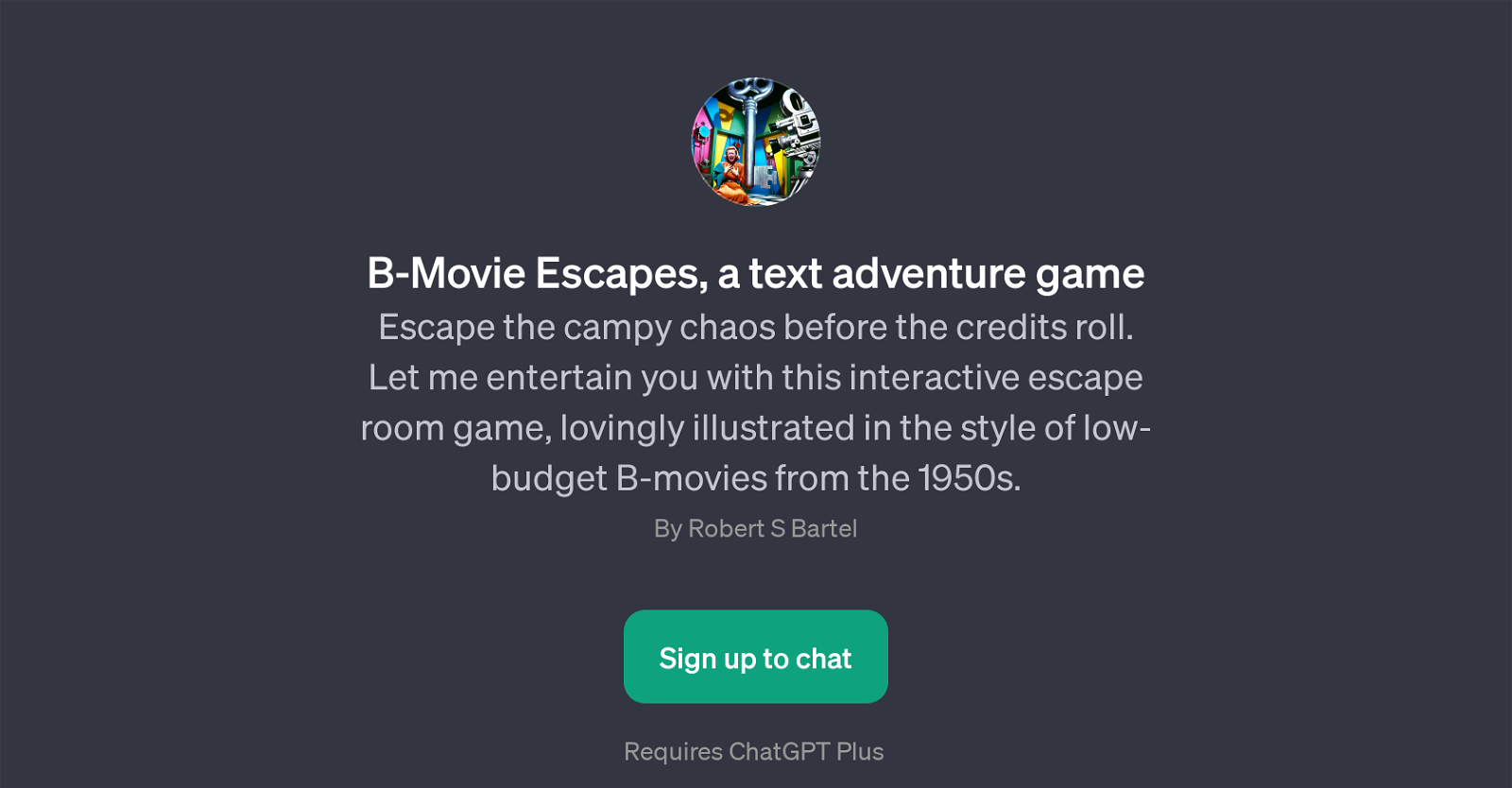 B-Movie Escapes website