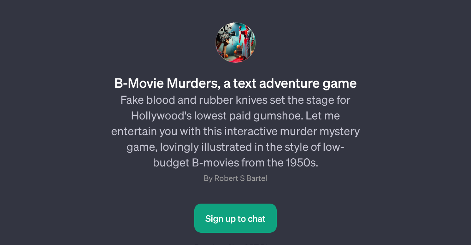 B-Movie Murders website