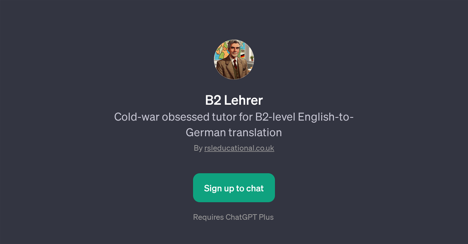 B2 Lehrer website
