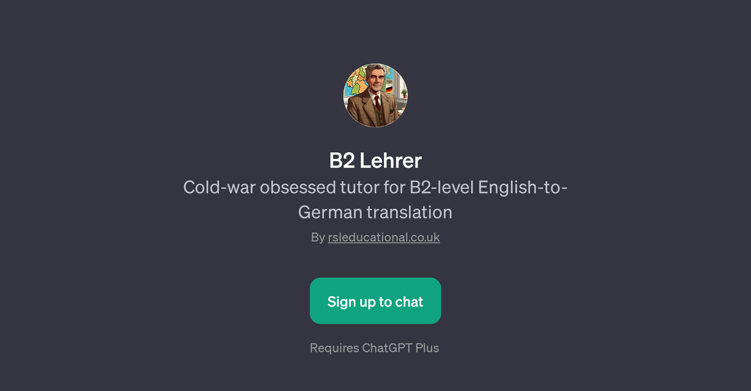 B2 Lehrer website