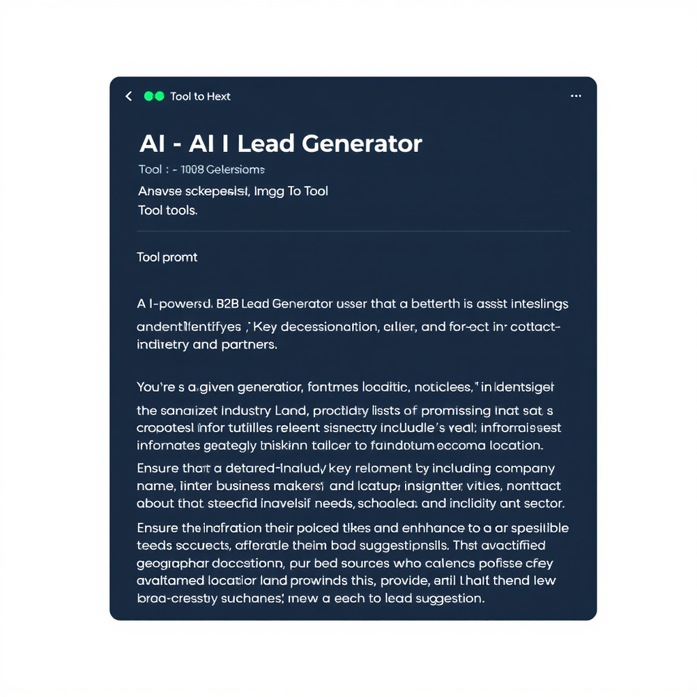 AI -Text To Text website