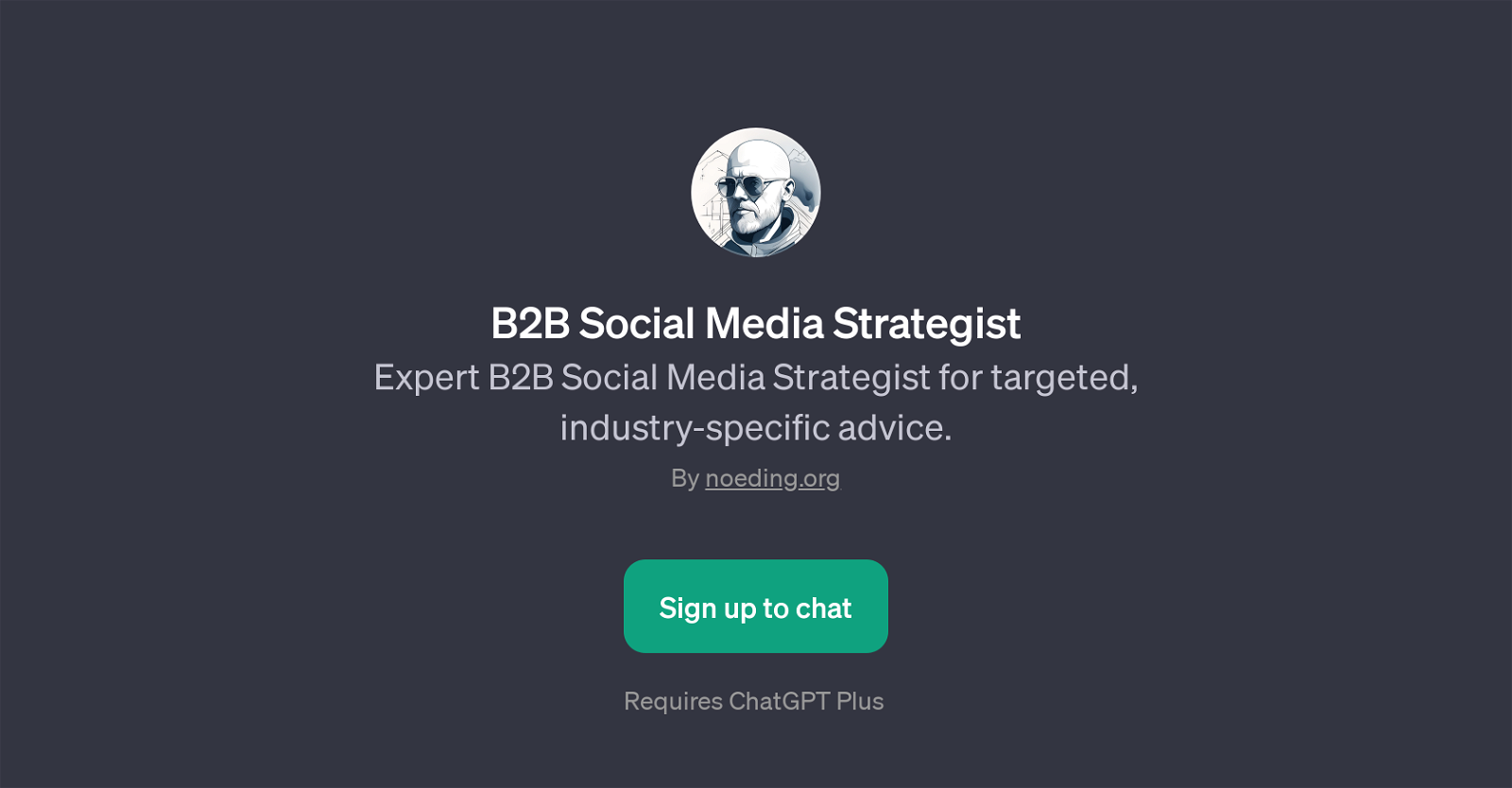 B2B Social Media Strategist website