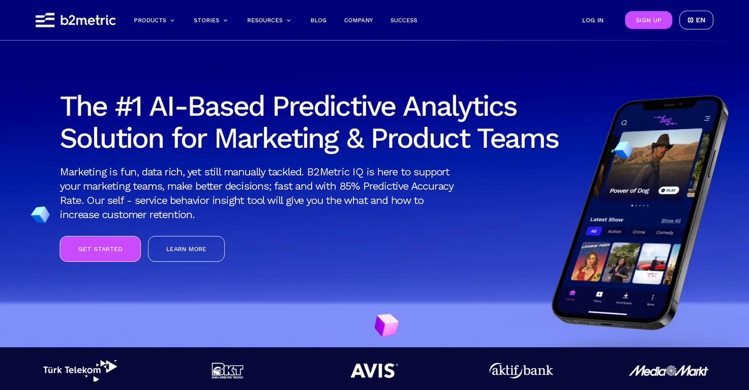 B2metric website