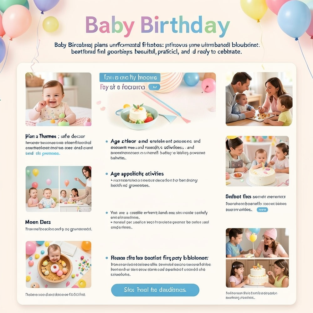 Baby Birthday website