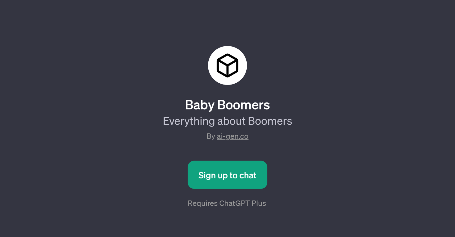 Baby Boomers website