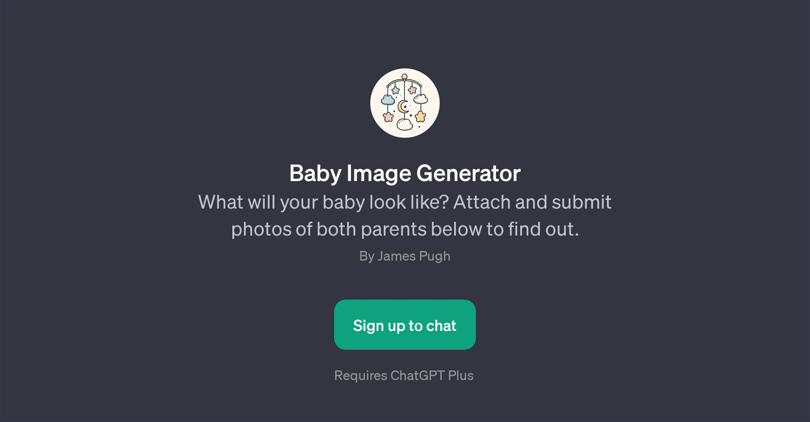 Baby Image Generator website