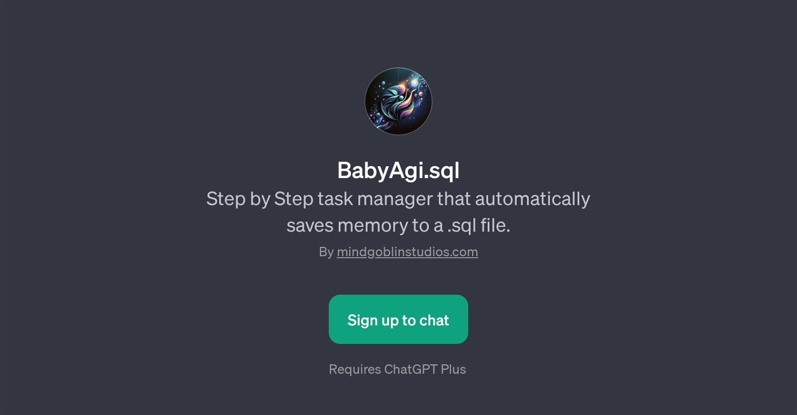BabyAgi.sql website