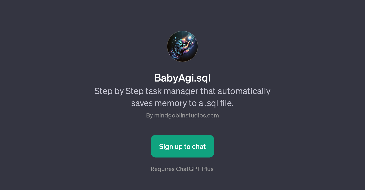 BabyAgi.sql website