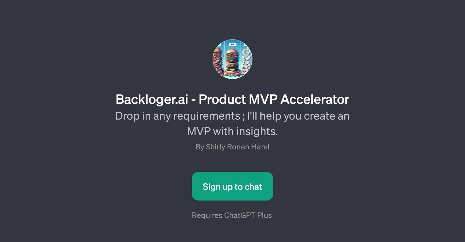 Backloger.ai - Product MVP Accelerator website
