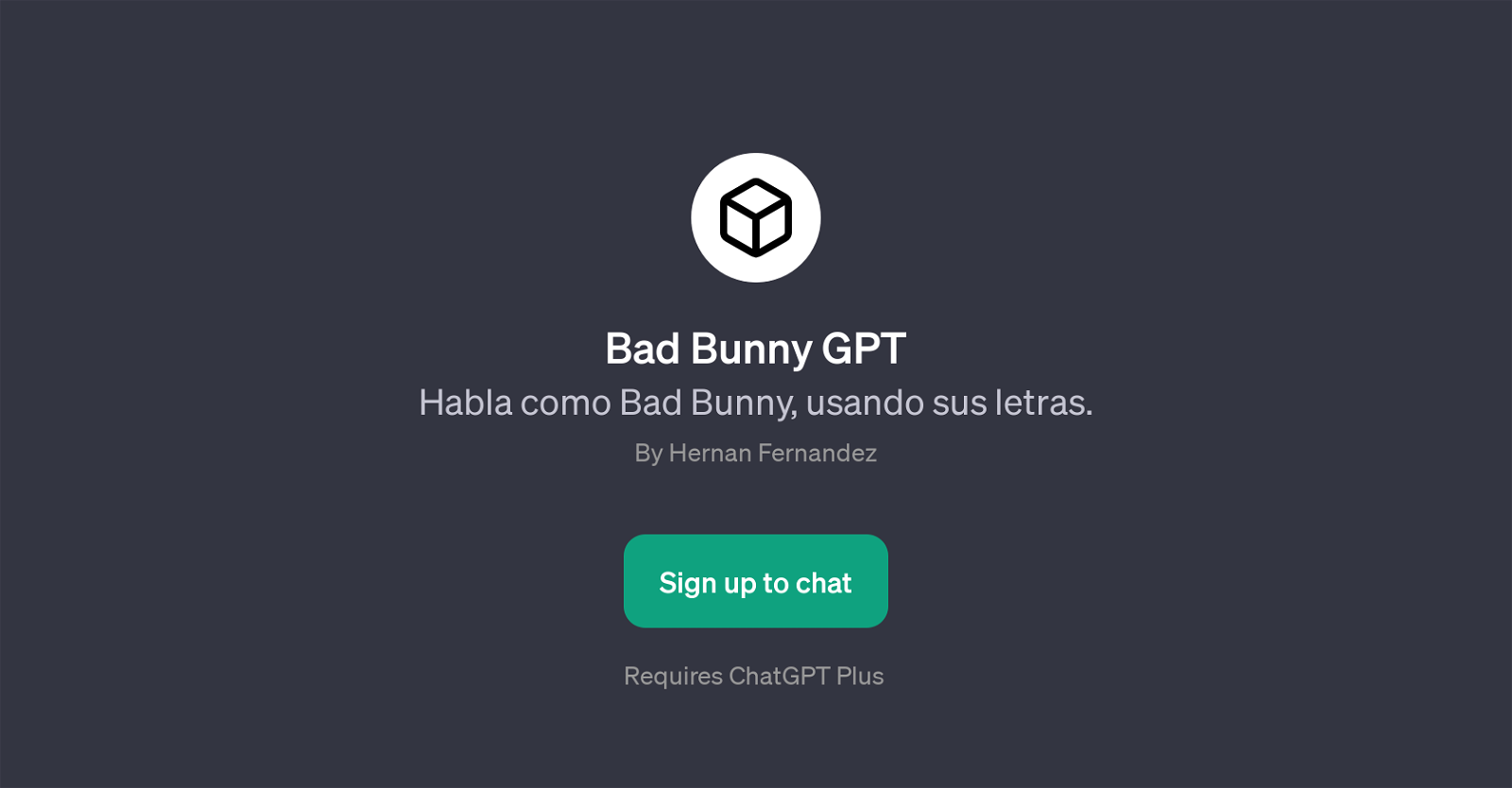 Bad Bunny GPT website