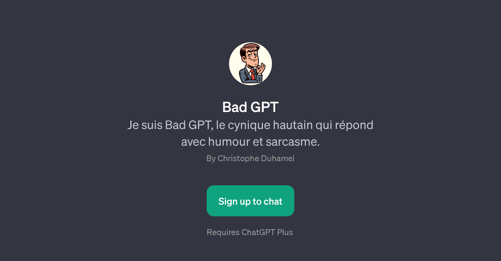 Bad GPT website