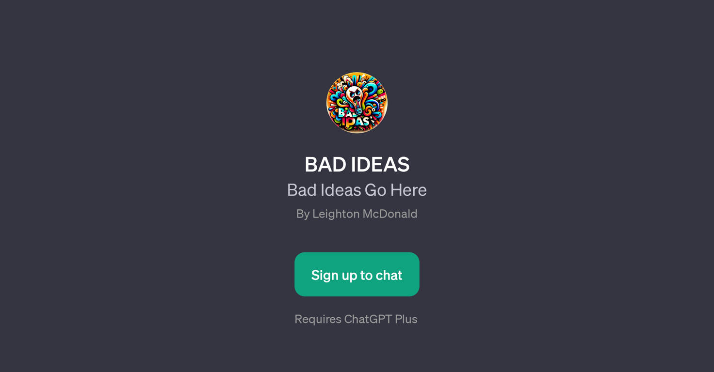 BAD IDEAS website