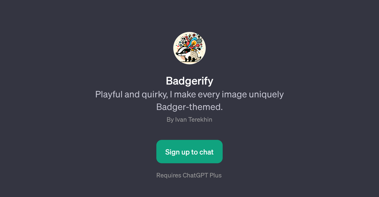 Badgerify website